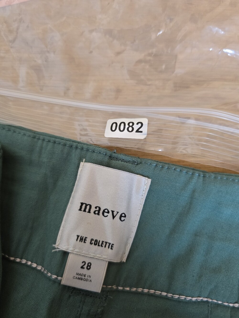 Maeve Muted Emerald Green Colette High Waisted Wide-Leg Trousers 28 - Picture 5 of 13